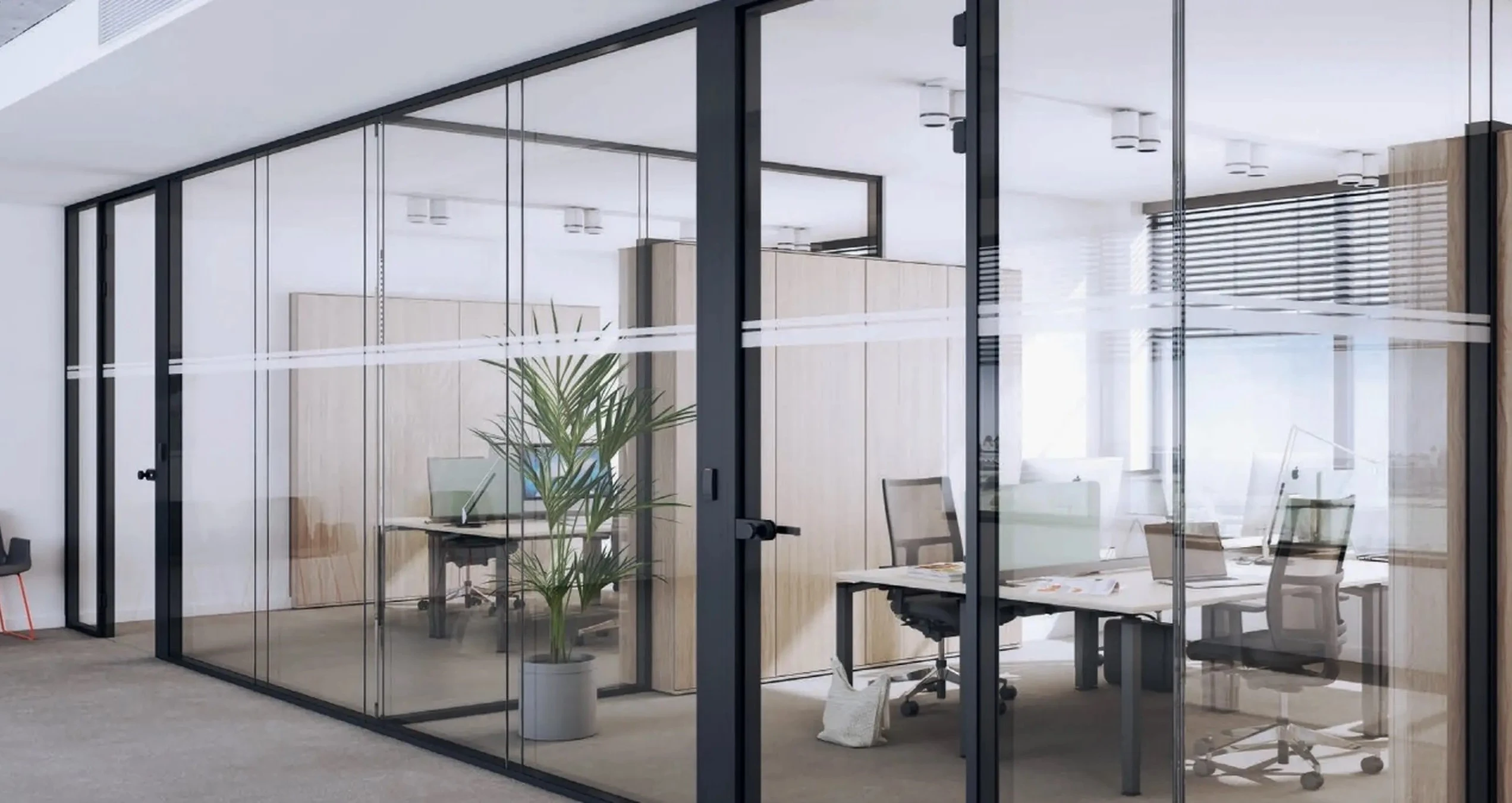 Stolarka aluminiowa Warszawa - Produkcja i montaż aluminiowych, szklanych ścianek działowych