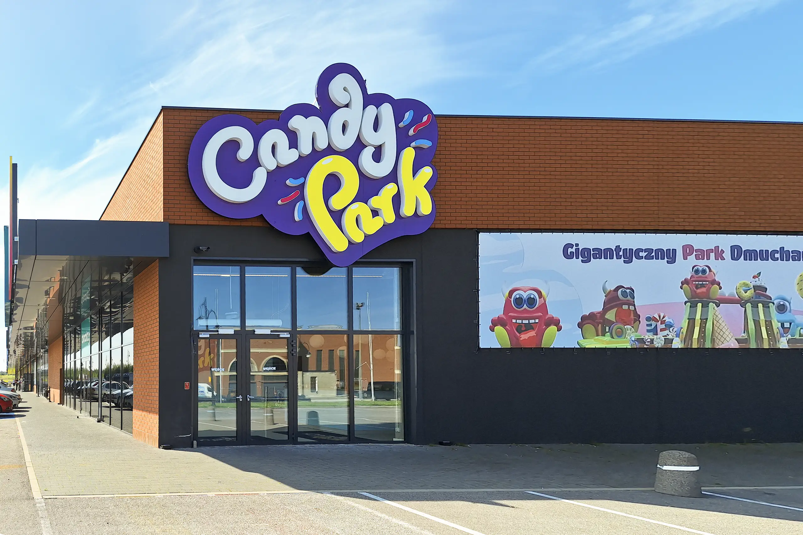 Witryna sklepowa sala zabaw łódź