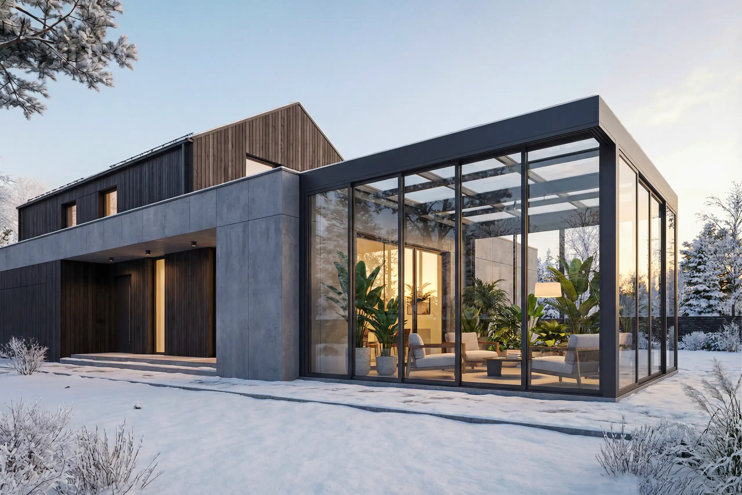 ogród zimowy Łódź, konstrukcja aluminiowa